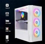 STGsivir Gaming PC, Gaming Computer Desktop Tower, Intel Core i7 8th up to 4.1GHz, Nvidia GeForce RTX 3060 12GB GDDR6, 32GB DDR4 RAM, 1TB SSD, WIFI 6, BT 5.0, RGB Fan x3, Windows11 Pro