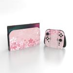 PlayVital Full Set Protective Skins for Nintendo Switch 2 Console & Joycon, Customized Vinyl Decal Wrap Sticker for Nintendo Switch 2 & Dock & Hand Grips - Cherry Blossoms Petals