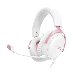 HyperX Cloud III – Wired Gaming Headset, PC, PS5, Xbox Series X|S, Angled 53mm Drivers, DTS, Memory Foam, Durable Frame, Ultra-Clear 10mm Mic, USB-C, USB-A, 3.5mm – Pink