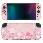 PlayVital Full Set Protective Skins for Nintendo Switch 2 Console & Joycon, Customized Vinyl Decal Wrap Sticker for Nintendo Switch 2 & Dock & Hand Grips - Cherry Blossoms Petals