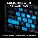Logitech G PRO X TKL RAPID Tenkeyless Wired Gaming Keyboard With Magnetic Analog Switches, Rapid Trigger Mode, Adjustable Actuation, and Customisable RGB Lighting, QWERTY UK English Layout - Black