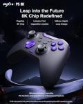 PXN P5 8K Gaming Controller – 8K Chip, 2000Hz Polling, Capacitive Joysticks, Hall Triggers, 4 Macros, Turbo Function, 2.4 GHz Wireless PC Controller – For PC/Switch/Steam Deck/Android/iOS