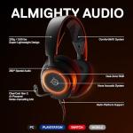 SteelSeries Arctis Nova 3 - USB-C Gaming Headset for PC, PS4, PS5 & Switch - RGB Lights - Hi-Fi Drivers - 360° Spatial Audio - AirWeave Memory Foam Earcups - Super Lightweight - ClearCast Gen 2 Mic
