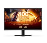 AOC Gaming C27G4ZXED - 27 inch FHD curved monitor, 280 Hz, 1ms, HDR10, FreeSync Premium (1920x1080, HDMI, DisplayPort) black/gray