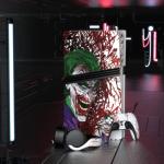 playvital Full Set Skin Stickers for ps5 Pro Console Digital & Disc, Vinyl Decal Wrap Accessories for ps5 Controller & Headset & Charging Station & Media Remote, Clown Hahaha