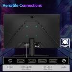 Z-Edge 27 Inch 300Hz(DP) 240Hz(HDMI) Curved Gaming Monitor 1ms MPRT Full HD LED Monitor, 300cd/m² Brightness, 16:9 VA Panel, FreeSync, HDR10, HDMI 2.0 & DisplayPort 1.4, VESA Mountable