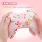 Kuitmor Wireless PC Gaming Controller with Hall Joystick, 1000Hz Polling Rate, 1000mAh, Adjustable Turbo/Vibration/RGB, Bluetooth Game Controller for PC,Switch,Android,iOS,Steam,Mobile