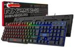 Orzly Gaming Keyboard RGB USB Wired Rainbow Keyboard Designed for PC Gamers, PS4, PS5, Laptop, Xbox, Nintendo Switch, RX250-K Hornet Edition (Black)