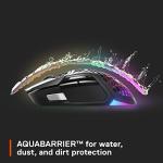 SteelSeries Aerox 5 Wireless - Holey RGB Gaming Mouse - Ultra-lightweight Water Resistant Design - 9 Buttons - Lag-free 2.4GHz / Bluetooth Wireless - 18K DPI TrueMove Air Optical Sensor