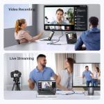 UGREEN Video Capture Card HDMI to USB C Streaming Device 2K@30Hz 1080P@60fps Game Record 4K Passthrough Loop-out Compatible for Quest 3/3s PS5 PS4 Xbox Series X Switch iPad DSLR Camera Mac Laptop PC
