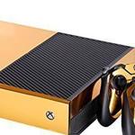 Bordhap Gold Glossy Skin Sticker For Console Controller + Kinect Decal Vinyl