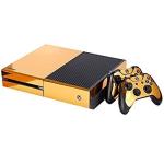 Bordhap Gold Glossy Skin Sticker For Console Controller + Kinect Decal Vinyl