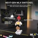 Corsair K70 CORE TKL RGB Tenkeyless Mechanical Gaming Keyboard – Pre-Lubricated MLX Red v2 Linear Switches – Dual-Layer Sound Dampening – ABS Double-Shot Keycaps – QWERTY UK – Black