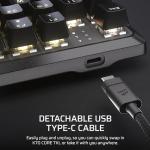 Corsair K70 CORE TKL RGB Tenkeyless Mechanical Gaming Keyboard – Pre-Lubricated MLX Red v2 Linear Switches – Dual-Layer Sound Dampening – ABS Double-Shot Keycaps – QWERTY UK – Black