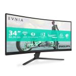 Philips Evnia 34M2C3500L - 34 inch WQHD Curved Gaming monitor, 180 Hz, 0.5ms, FreeSync Premium, HDR10 (3440x1440, 2x HDMI, DisplayPort 1.4) dark grey