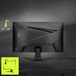 MSI MAG 244C 24 Inch FHD Curved Gaming Monitor - 1500R 1920 x 1080 VA Panel, 1ms, Adaptive Sync - DP 1.2a, HDMI 2.0b CEC