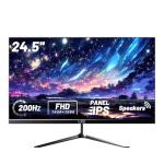 LXZ 24.5 Inch Gaming Monitor 200Hz, FHD 1080p, 1ms, DP/HDMI, Eye Care, VESA Compatible