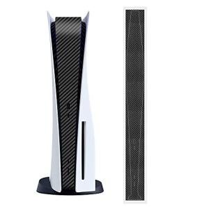 kwmobile Console Decal Compatible with Sony Playstation 5 Disc Edition - Decal Skin - Carbon Black