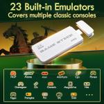 2026 Game Stick 4k 40,000 Games, Retro Gaming Console with Built-in 23 Emulators, HDMI Output, 64G TF Card, 2 Wireless Controllers, Plug and Play