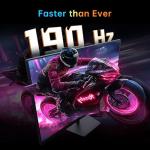 KTC 24 Inch Gaming Monitor, FHD 1080P@180Hz (OC 190Hz) Monior with Fast IPS Panel, 1ms Response Time, Adaptive Sync, HDR400, 133% sRGB, HDMI 2.0 / DP 1.4, Hardware Anti-Blue Light, VESA 100 * 100mm