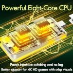 2026 Game Stick 4k 40,000 Games, Retro Gaming Console with Built-in 23 Emulators, HDMI Output, 64G TF Card, 2 Wireless Controllers, Plug and Play