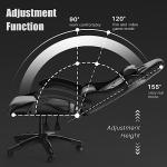 bigzzia Ergonomic Gaming Chair - Gamer Chairs with Lumbar Cushion + Headrest, Height-Adjustable Office & Computer Chair for Adults (without footrest, Black)