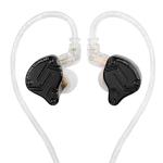 KZ ZS10 Pro X in Ear Monitor, Upgraded 4BA 1DD KZ Headphone Gaming Earbuds in Ear Earphone IEM with Alloy Faceplace Detachable Silver-Plated Recessed 0.75mm 2Pin Cable for Audiophile (Dark, No Mic)