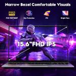 NIAKUN 15.6 Inch Gamer 2026 Laptop i5-7Y54 Processor (1.2 to 3.2 Ghz), 16GB RAM 512GB SSD Cheap Gaming Laptop Computer with Backlit Keyboard/TF Card/Touchpad/6000Mah