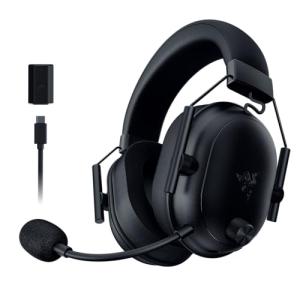 Razer BlackShark V2 HyperSpeed - Wireless Ultra-Lightweight Esports Headset (280g, HyperClear Super Wideband Mic, TriForce Titanium 50 mm Drivers) Black
