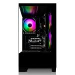 ADMI Gaming PC - AMD Ryzen 7 5700X - NVIDIA RTX 5060 8GB GDDR7 - DDR4 16GB - NVMe 1TB - WIFI - Charger RGB Case (Black) - Windows 11