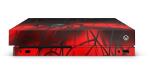 GNG Spider Console Skin Decal Sticker + 2 x Controller Skins & console compatible with XBOX ONE X