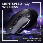 Logitech G502 X LIGHTSPEED Wireless Gaming Mouse - Optical mouse with LIGHTFORCE hybrid optical-mechanical switches, HERO 25K gaming sensor, compatible with PC - macOS/Windows - Black