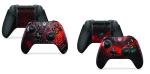 GNG Spider Console Skin Decal Sticker + 2 x Controller Skins & console compatible with XBOX ONE X