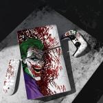 playvital Full Set Skin Sticker for ps5 Slim Console Digital Edition (The New Smaller Design), Vinyl Skin Decal Cover for ps5 Controller & Headset & Charging Station & Media Remote - Clown Hahaha