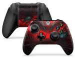 GNG Spider Console Skin Decal Sticker + 2 x Controller Skins & console compatible with XBOX ONE X