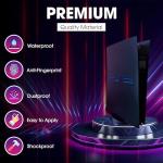 Faceplate for PS5 Side Shell Plates PlayStation 5 Disc Edition Console Replacement Accessory Case Cover Black Plate Anti-Scratch Dust Cover Skin Protector (Retro Disc Edition)