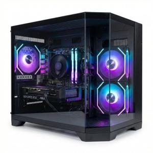 GFX-007 Gaming PC High-Performance Desktop PC - AMD R5 5500 • 1TBHDD + 256SSD • RTX 3050 6GB • 16GB RAM DDR4 • Advanced Cooling • Windows 11 (RTX 3050 6GB, AMD R5 5500)