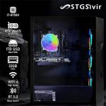 STGsivir Prebuilt Gaming PC Desktop Computer Tower, Intel Core i7 8th up to 4.1GHz, Nvidia GeForce RTX 2060 Super 8GB GDDR6, 32GB DDR4 RAM, 1TB SSD, WIFI6, BT 5.0, RGB Fan x3, Windows11 Pro