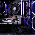 GFX-007 Gaming PC High-Performance Desktop PC - AMD R5 5500 • 1TBHDD + 256SSD • RTX 3050 6GB • 16GB RAM DDR4 • Advanced Cooling • Windows 11 (RTX 3050 6GB, AMD R5 5500)