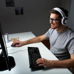 JUSTOP Gaming Mouse, USB Wired Plug&Play, Lightweight, 1000 DPI Optical Sensor, RGB LED Lighting, Black