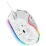Razer Basilisk V3 - Wired customisable gaming mouse - ergonomic design - 26K DPI sensor - Chroma RGB - 11 programmable buttons - tiltable HyperScroll mouse wheel - PC/Mac | White