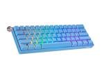 Geeky GK61 SE 60% | Mechanical Gaming Keyboard | 61 Keys Multi Color RGB LED Backlit for PC/Mac Gamer | ANSI US American Layout (Blue, Mechanical Brown)