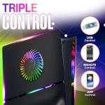 Faceplate for PS5 Side Shell Plates PlayStation 5 Slim Disc Edition Console Replacement Accessory Case Cover Black Plate Anti-Scratch Dust Cover Skin Protector (Black with LEDs Slim Disc Edition)