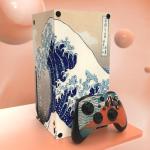 playvital The Great Wave Custom Vinyl Skins for Xbox Series X, Wrap Decal Cover Stickers for Xbox Series X Console Controller