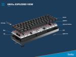 Geeky GK61 SE 60% | Mechanical Gaming Keyboard | 61 Keys Multi Color RGB LED Backlit for PC/Mac Gamer | ANSI US American Layout (Blue, Mechanical Brown)
