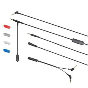 V-Moda BoomPro X Microphone | For Gaming & Communication | Wired - 3.5 mm Jack | Flexible Boom | Clip-on Controller With Mute Button & Volume Wheel | Black