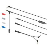 V-Moda BoomPro X Microphone | For Gaming & Communication | Wired - 3.5 mm Jack | Flexible Boom | Clip-on Controller With Mute Button & Volume Wheel | Black