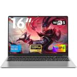 NIAKUN 16 Inch Cheap Gaming Laptop RAM 16GB SSD 1TB, Processor N150 (1.2 to 3.6GHz), 2026 Budget Gaming Laptop Computer, 1920x1200P/6000MAH/46.2Wh/Backlit Keyboard/Touchpad