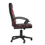 BraZen Ergonomic Office Gaming Chair for Adults Computer Adult Gaming Chair PC Red Mid Back Computer PC Ergonomic Video Gamer Chairs For Adults - Valor (Red)