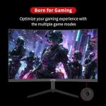 KTC 24 Inch Curved Monitor, FHD 1080P@180Hz Gaming Monior with 1500R VA Panel, 1ms MPRT, Adaptive Sync, HDR10, 110% sRGB, VESA, HDMI 2.0 / DP 1.4 Compatible with Desktop, Laptop, PS5, Xbox and More